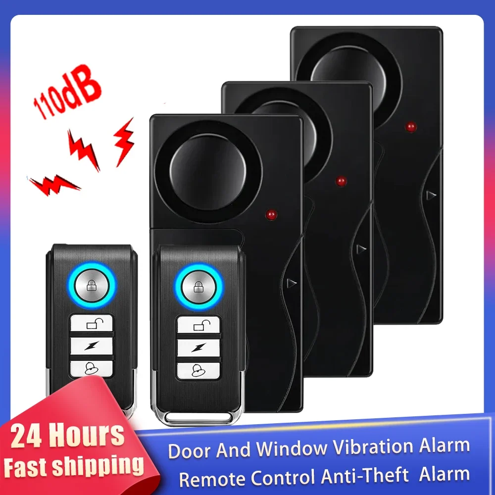 Home Security News - New 110dB Door And Window Vibration