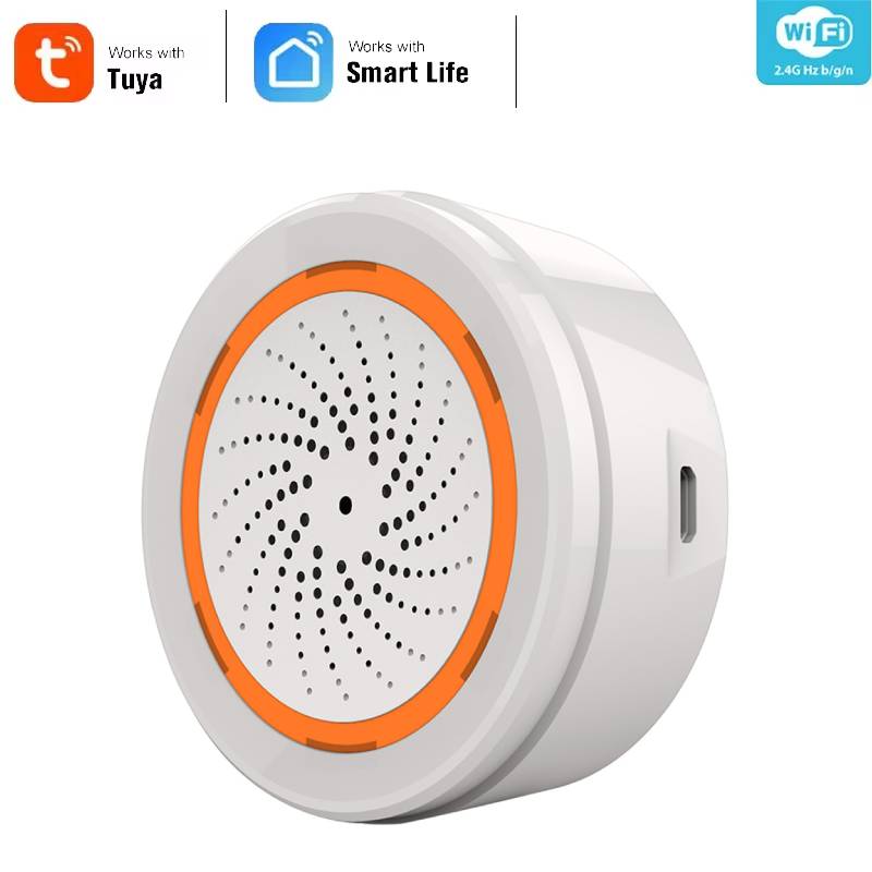 Home Security Lights - Smart Siren Alarm Tuya Zigbee Sound