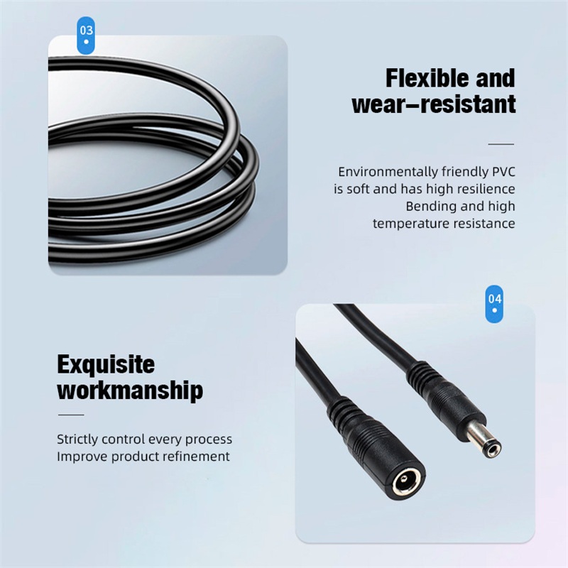 5.5 x 2.1mm 1 Female to 2 4 8  - огляд і ціна Home Security News