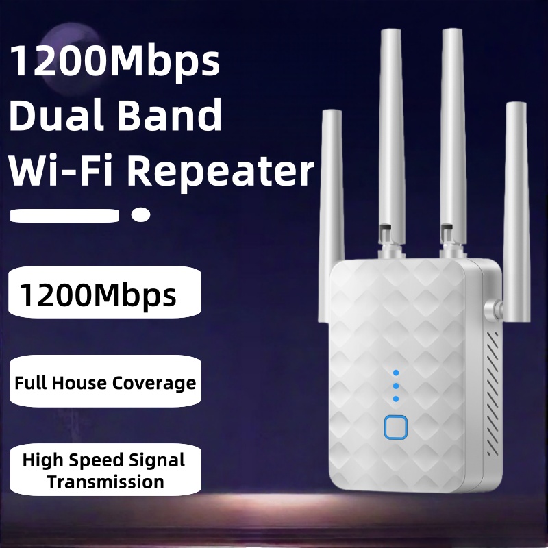 1200Mbps Dual Band WiFi Repeat - огляд і ціна Home Security And Internet