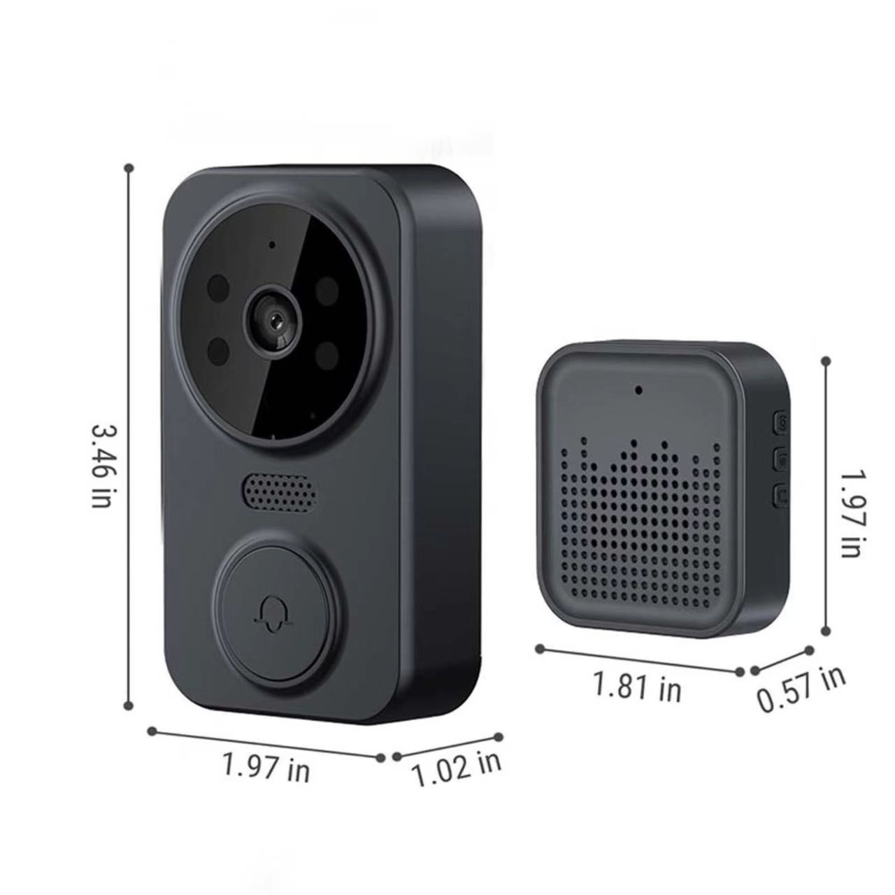 Tuya WIFI Doorbell Smart Home  - огляд і ціна Home Security Cameras Wireless