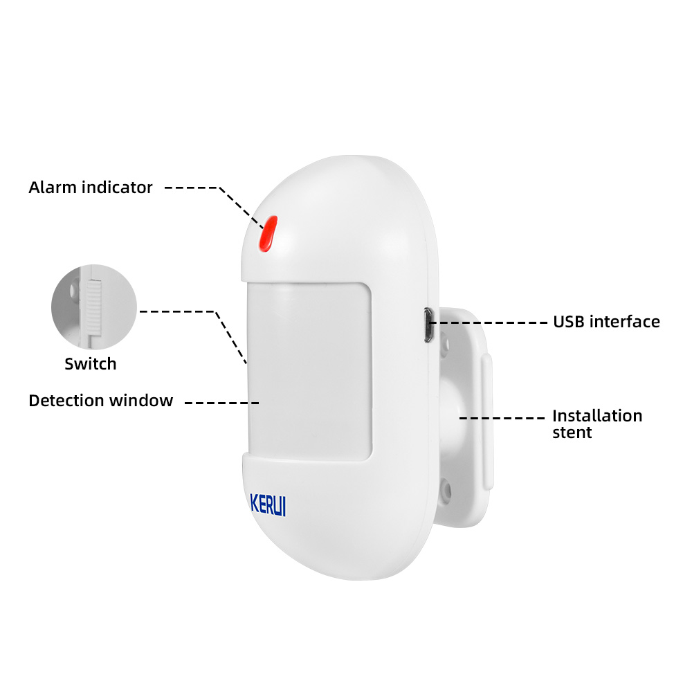 KERUI Wireless PIR Motion Sens - огляд і ціна Home Security Battery