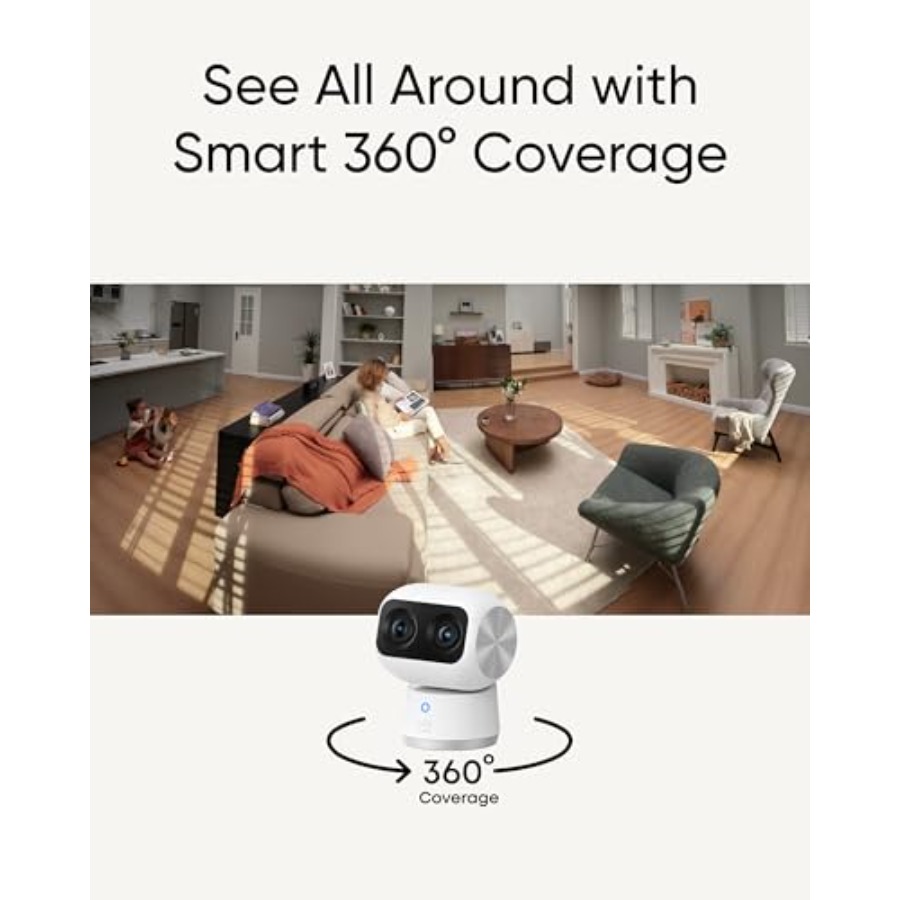 4K Indoor Cam S350 for home se - огляд і ціна Home Security No Subscription