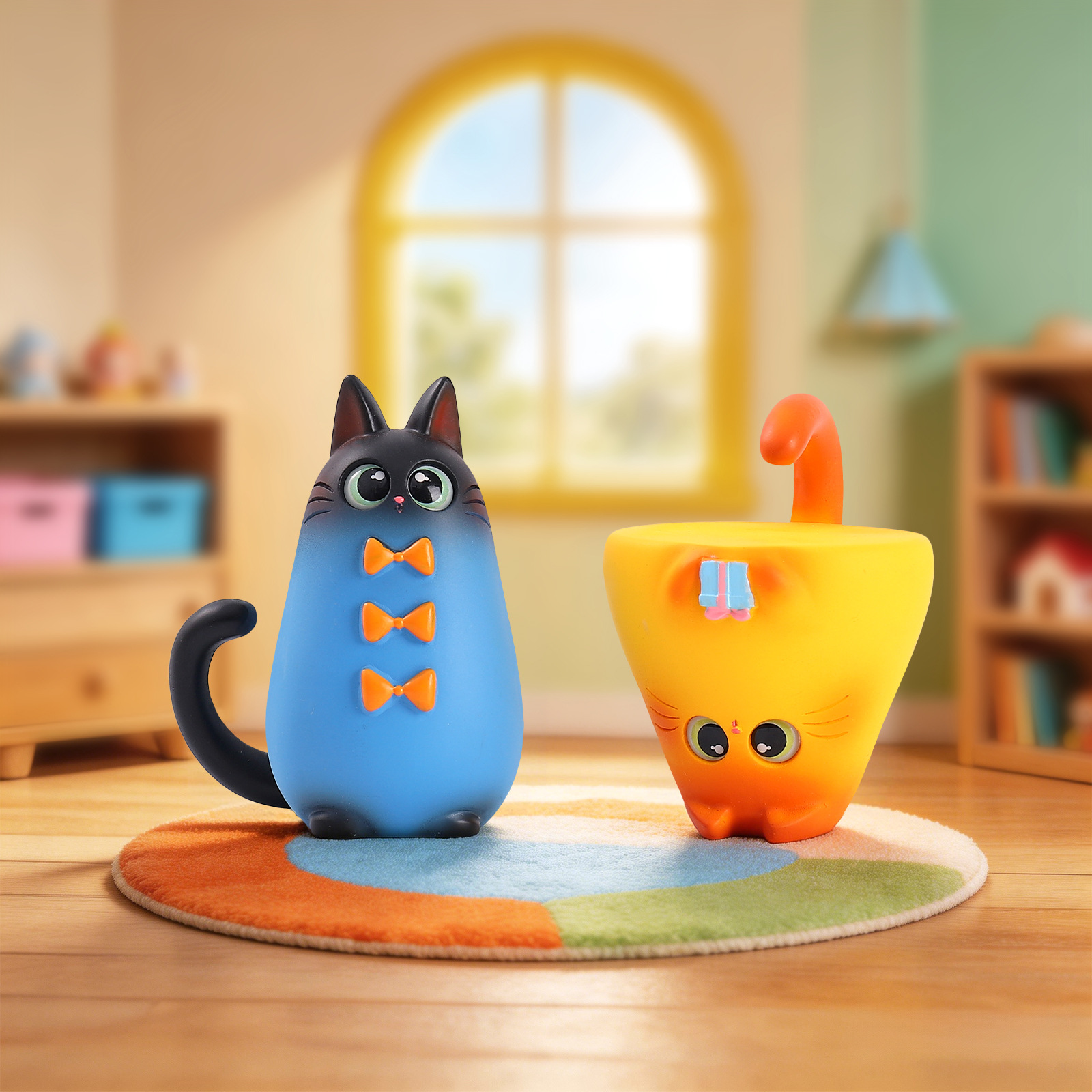 Blind Box Cat Figurine Resin C - огляд і ціна Home Security Items