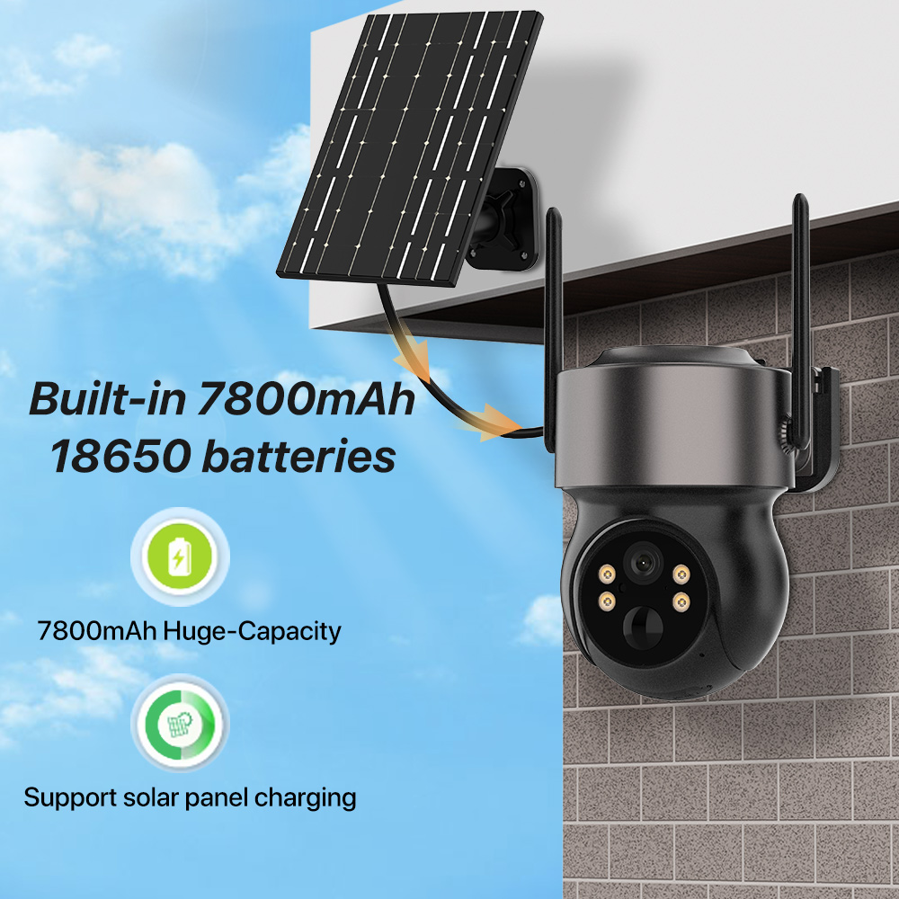 4MP 4G SIM Solar Battery Power - огляд і ціна Home Security Cameras Wireless
