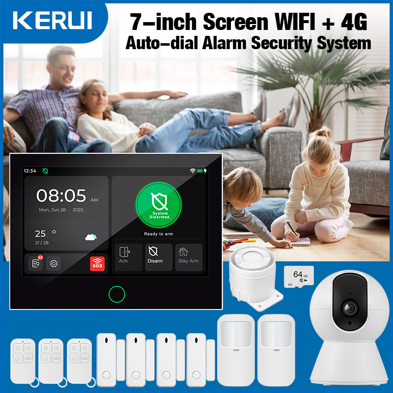 KERUI NEW 4G+WiFi Wireless Hom - огляд і ціна Home Security News