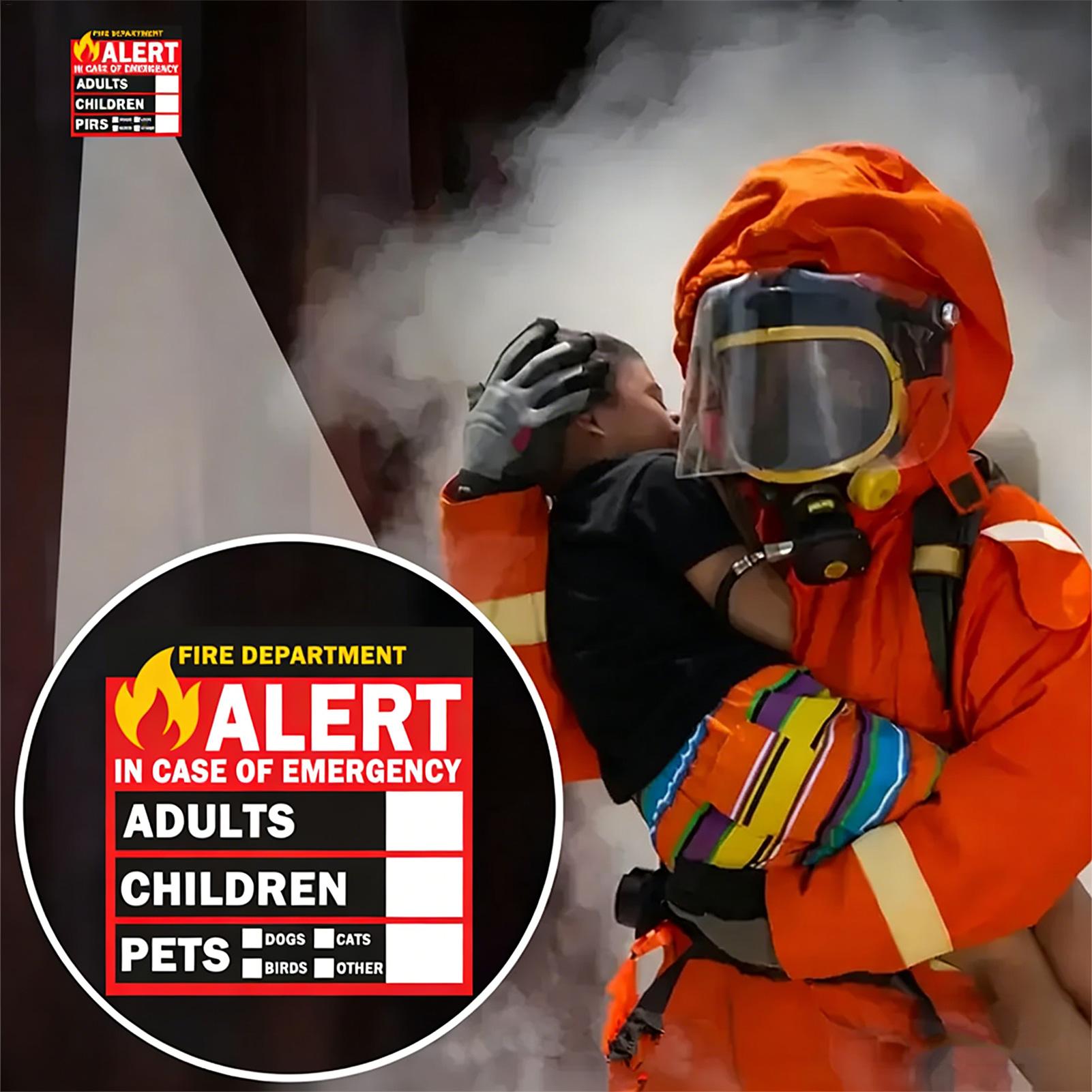 Fire Pet Alert Sticker Rain-Pr - огляд і ціна Home Security Department Us
