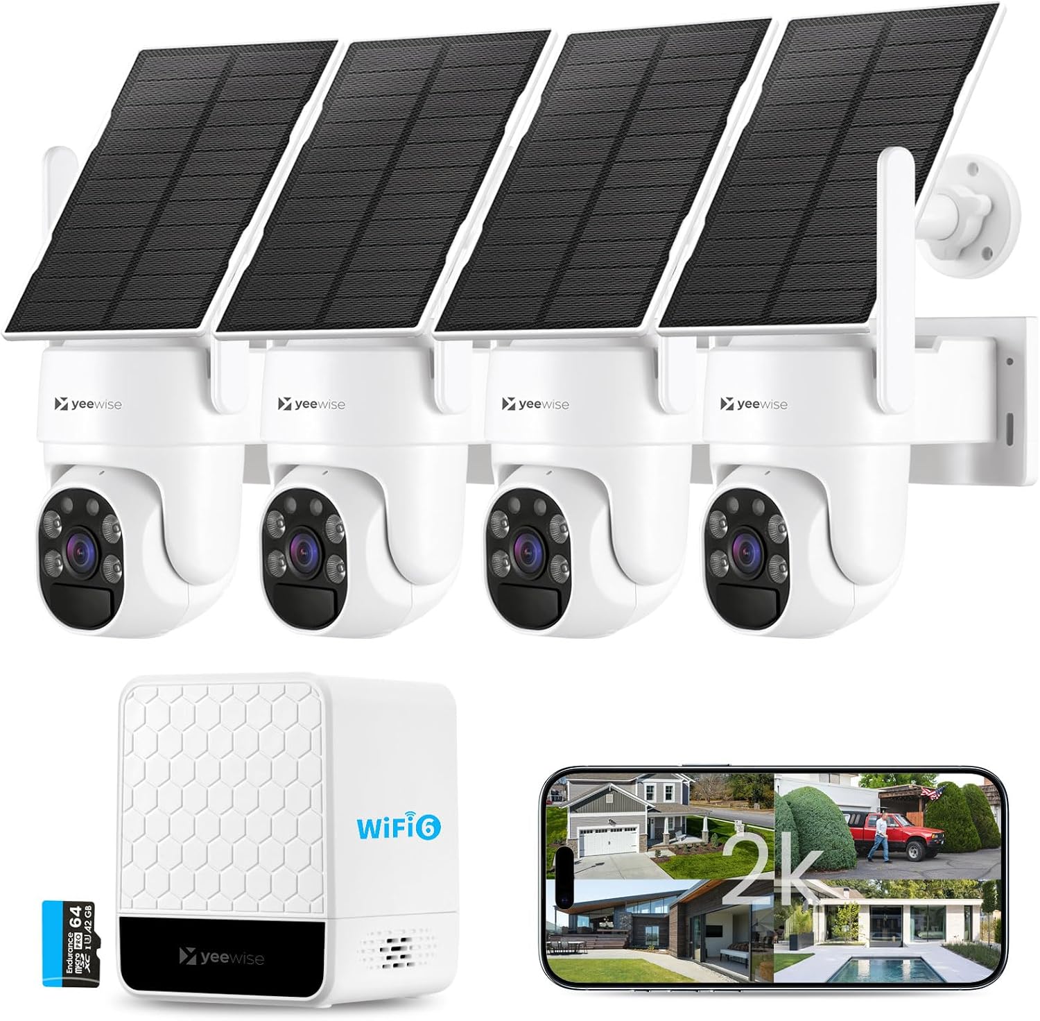 Wireless Outdoor Solar Securit - огляд і ціна Home Security No Subscription