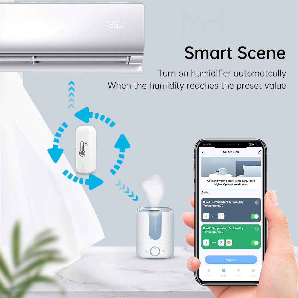 MANHOT Zigbee/Wifi Smart Tempe - огляд і ціна Home Security Battery