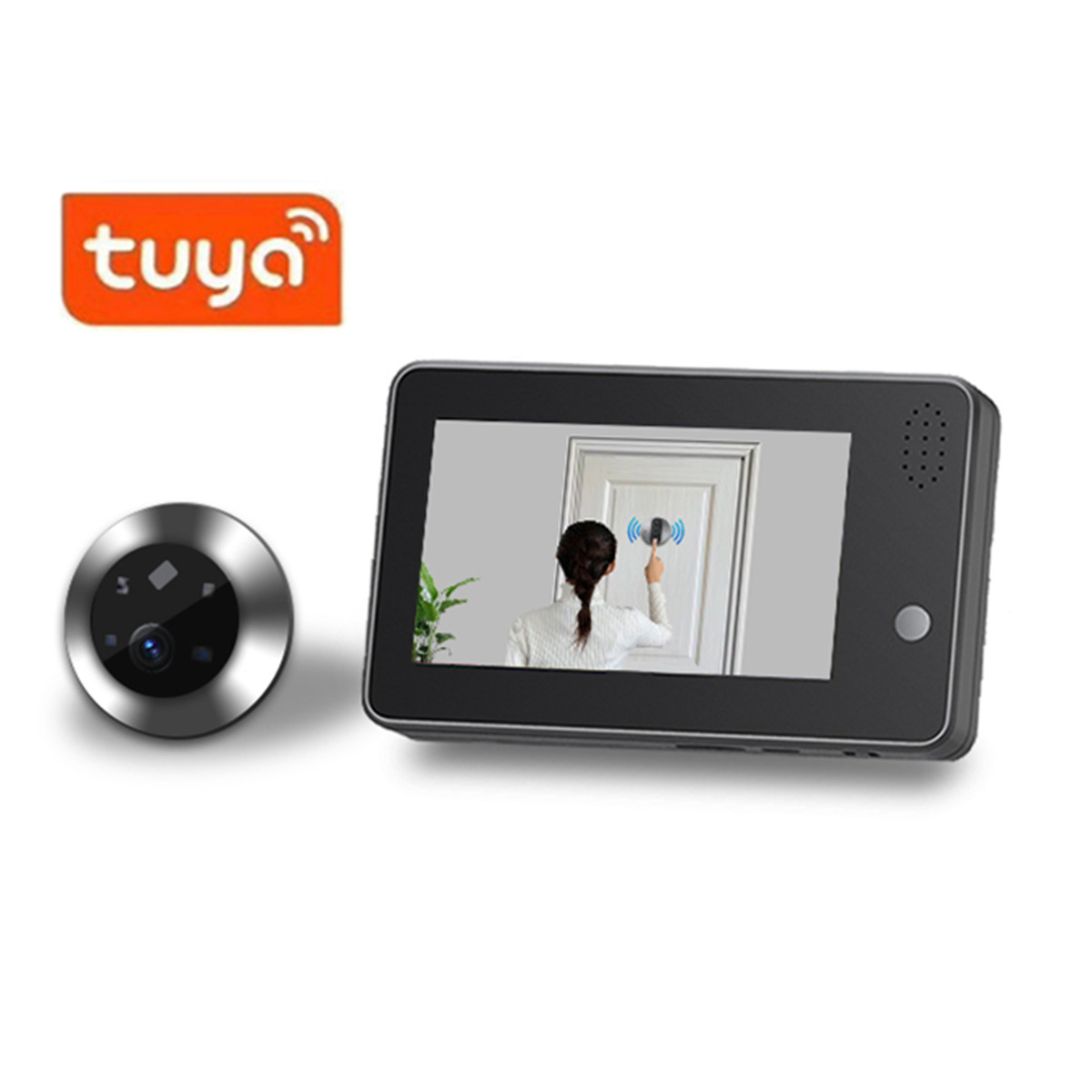 4.3inch Tuya Smartlife WiFi Do - огляд і ціна Home Security Cameras Wireless