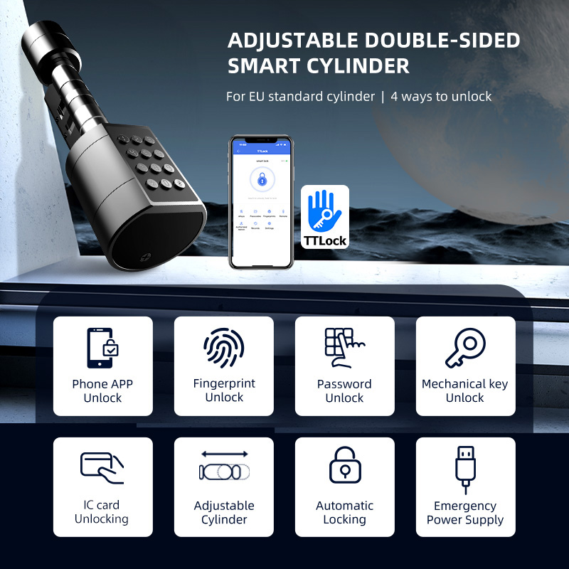 Smart Euro Cylindrical Door Lo - огляд і ціна Home Security Battery