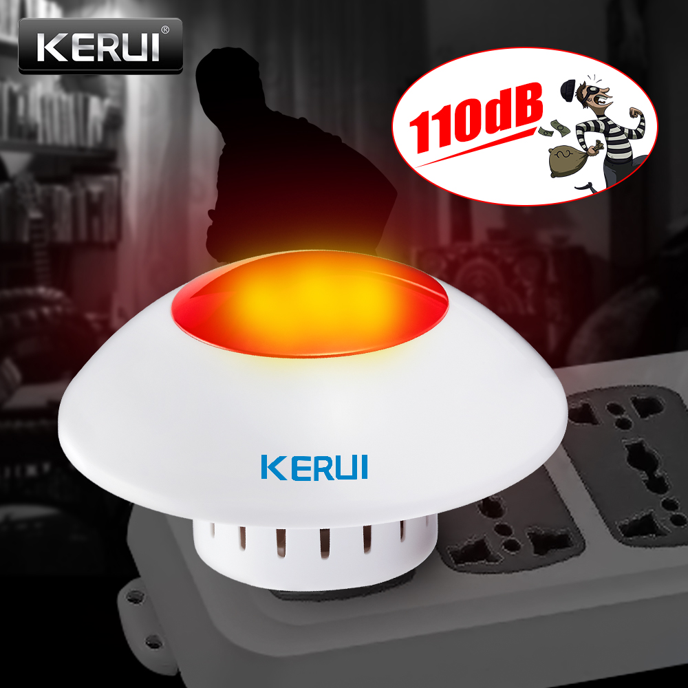 KERUI J009 Loud Indoor Siren W - огляд і ціна Home Security Lights