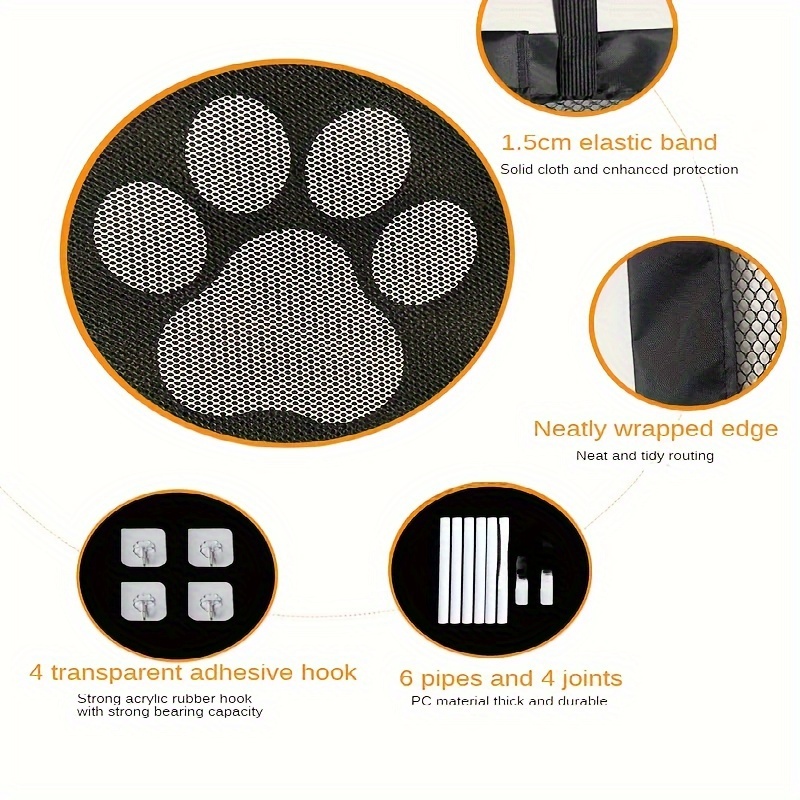 Portable Dog Net Doors, Dog Is - огляд і ціна Home Security Fence