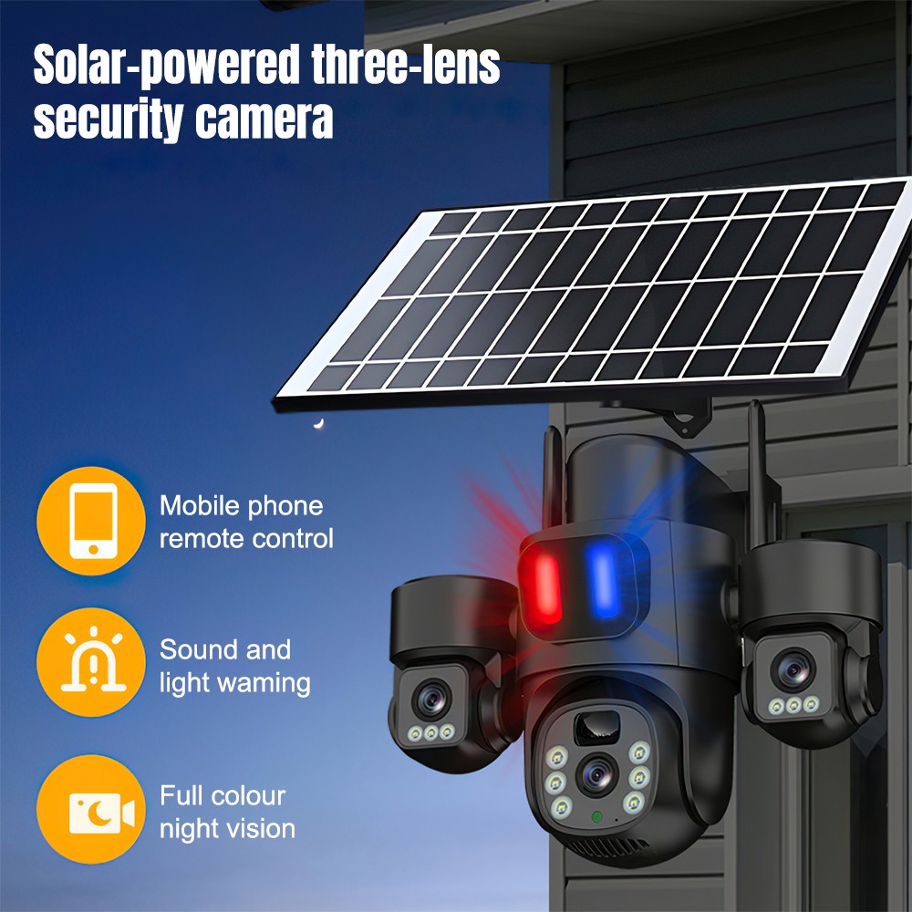 Solar WiFi PTZ Camera Outdoor  - огляд і ціна Home Security Cameras Wireless
