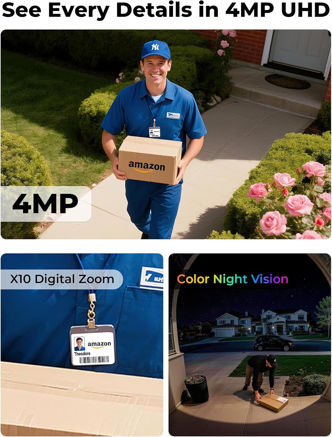 Solar Powered Wireless Outdoor - огляд і ціна Home Security No Subscription