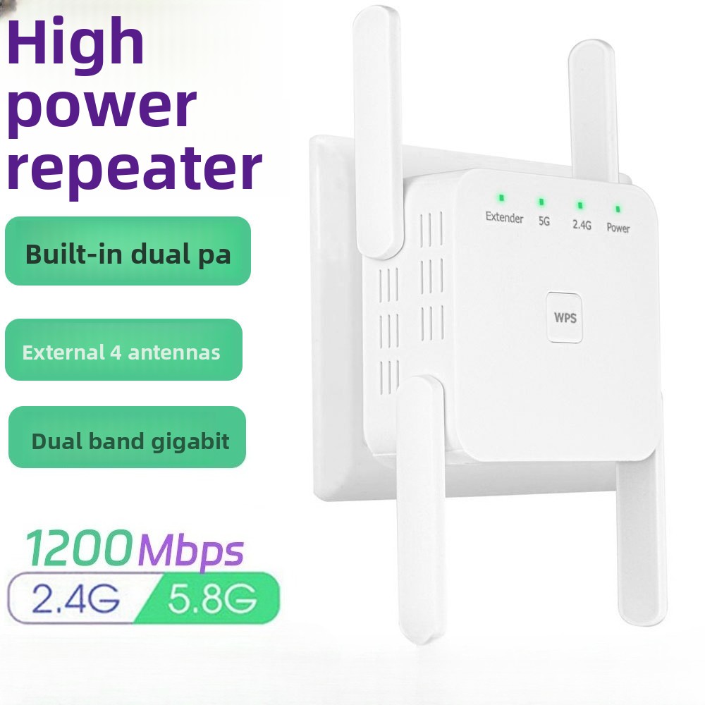 5Ghz WiFi Repeater AC1200 Wi-F - огляд і ціна Home Security And Internet