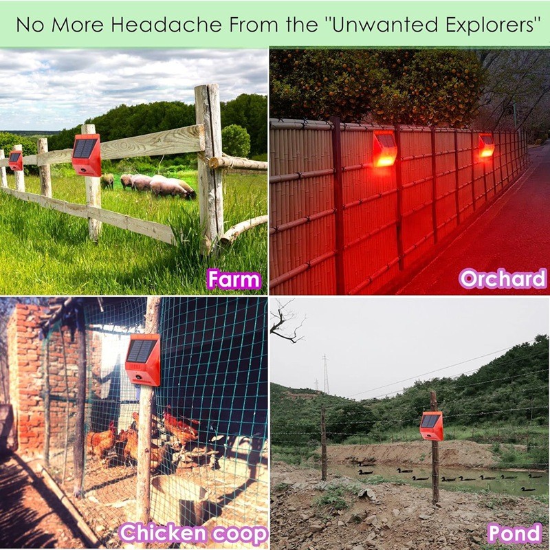 Infrared Motion Sensor Solar A - огляд і ціна Home Security Lights