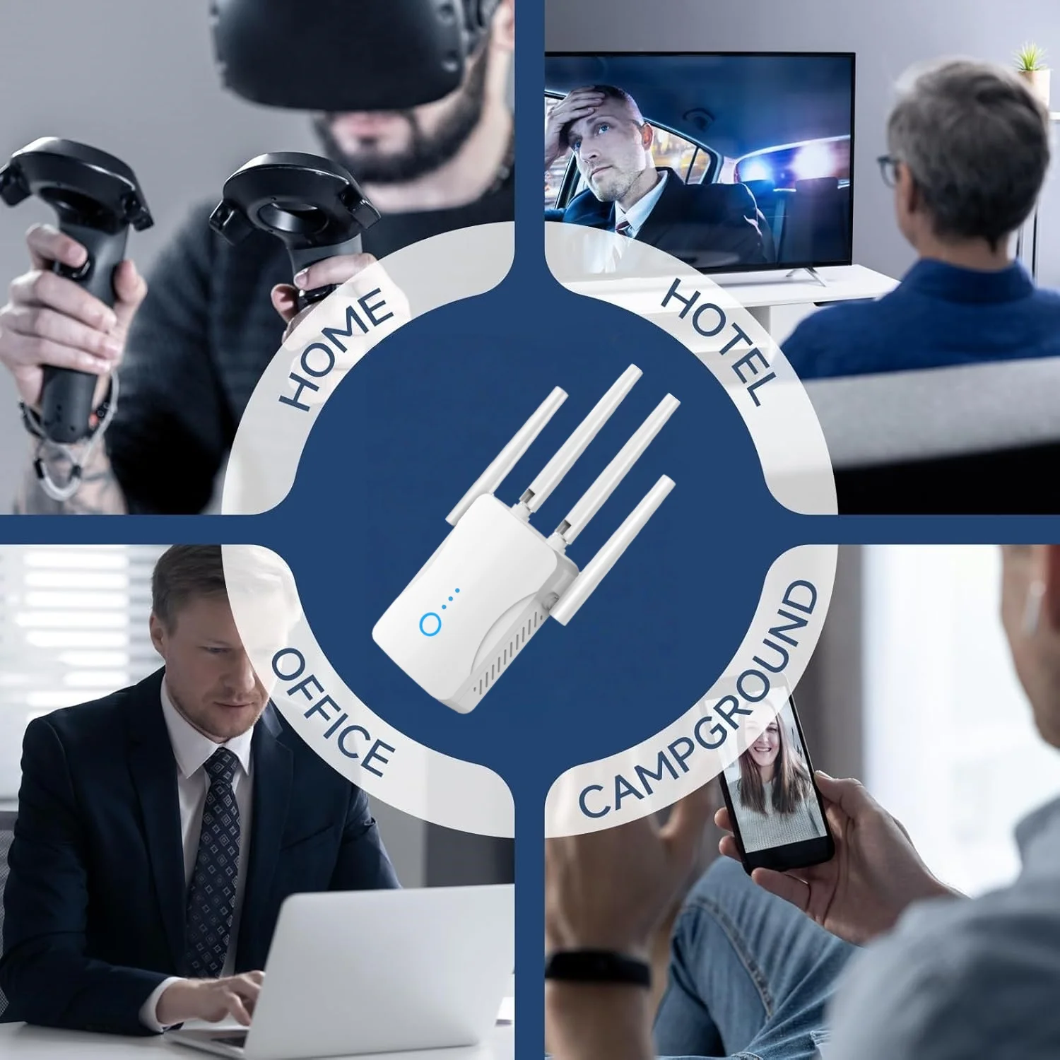 Dual Band WiFi Repeater 1200Mb - огляд і ціна Home Security And Internet