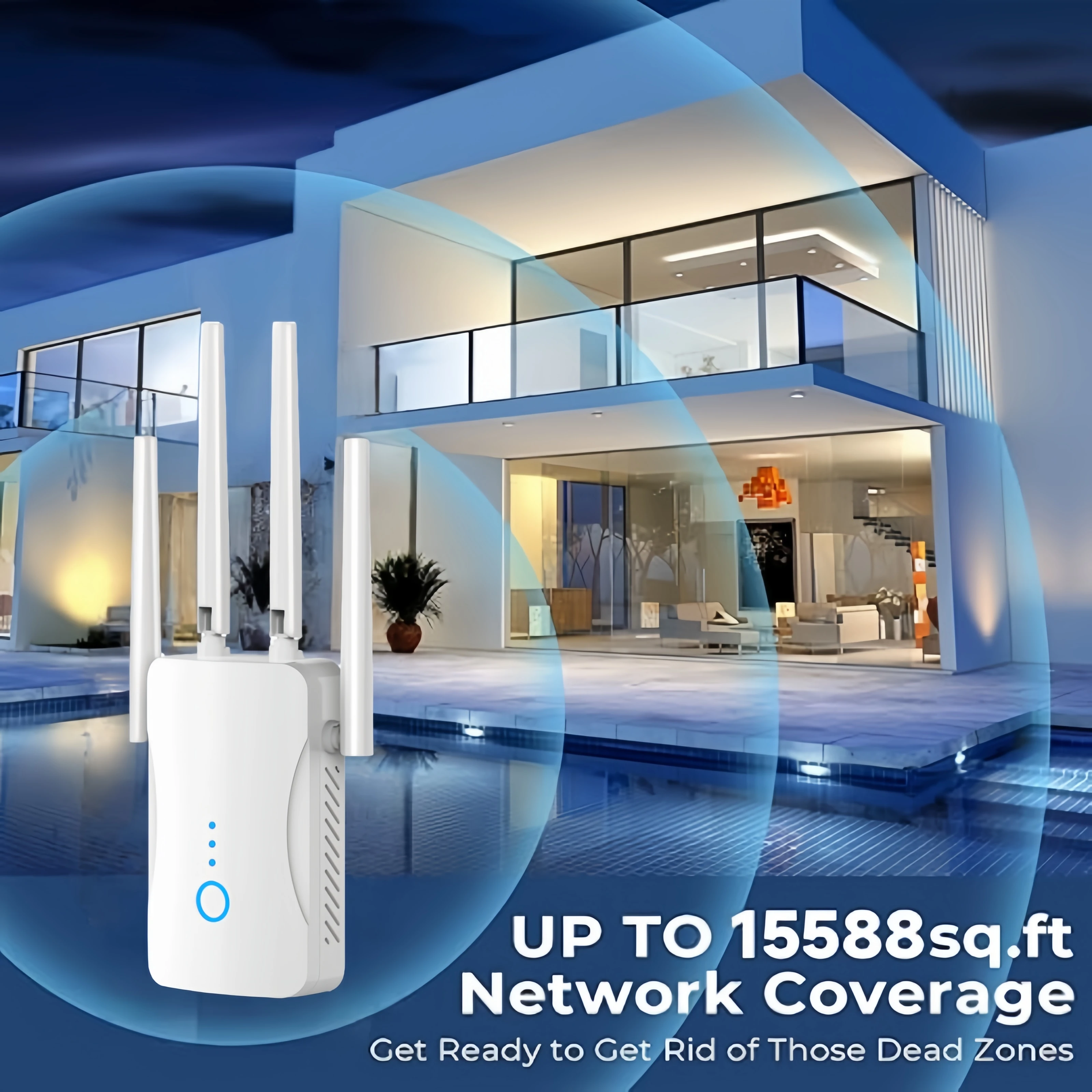 Dual Band WiFi Repeater 1200Mb - огляд і ціна Home Security And Internet