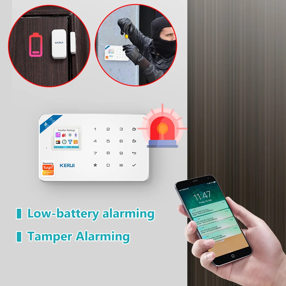 KERUI W181 Alarm System Securi - огляд і ціна Home Security Cameras Wireless
