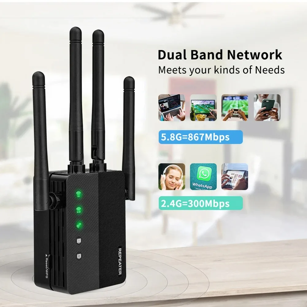 WiFi Extender Featuring 2.4/5. - огляд і ціна Home Security And Internet