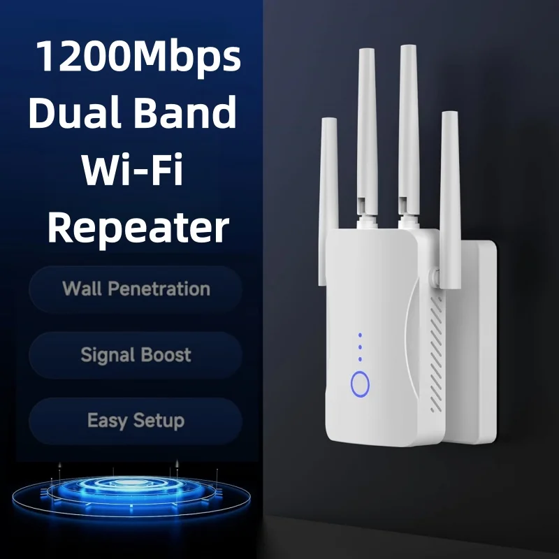 2.4G/5GHz Dual Band WiFi Repea - огляд і ціна Home Security And Internet