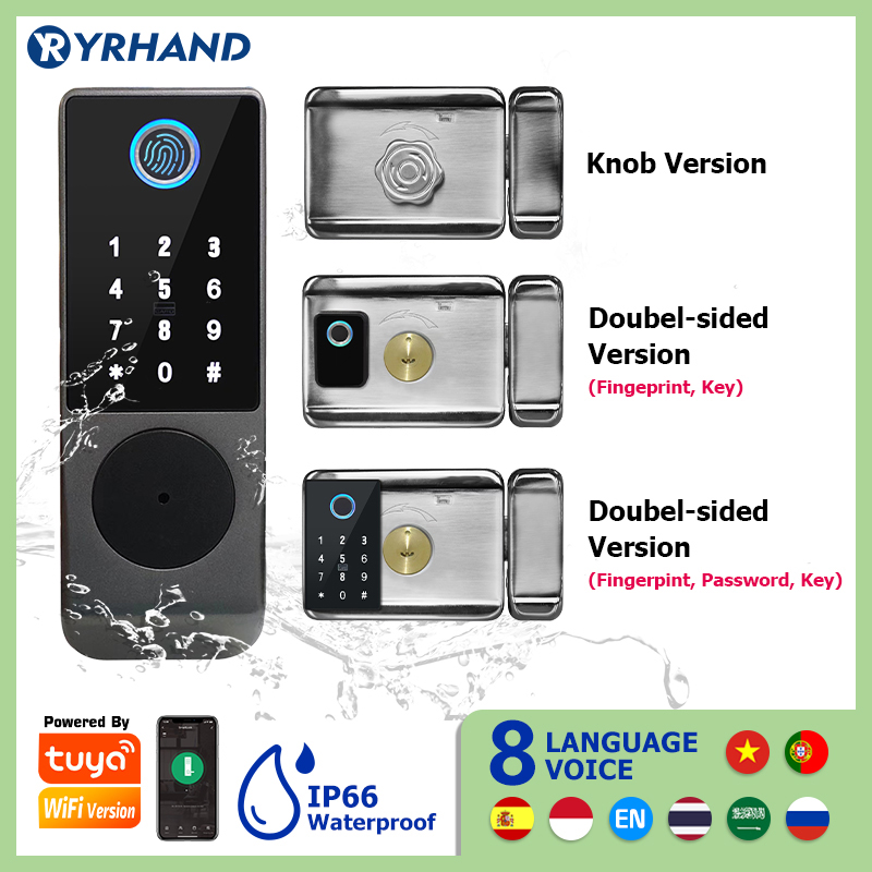 Tuya Smart lock Waterproof Wif - огляд і ціна Home Security Battery