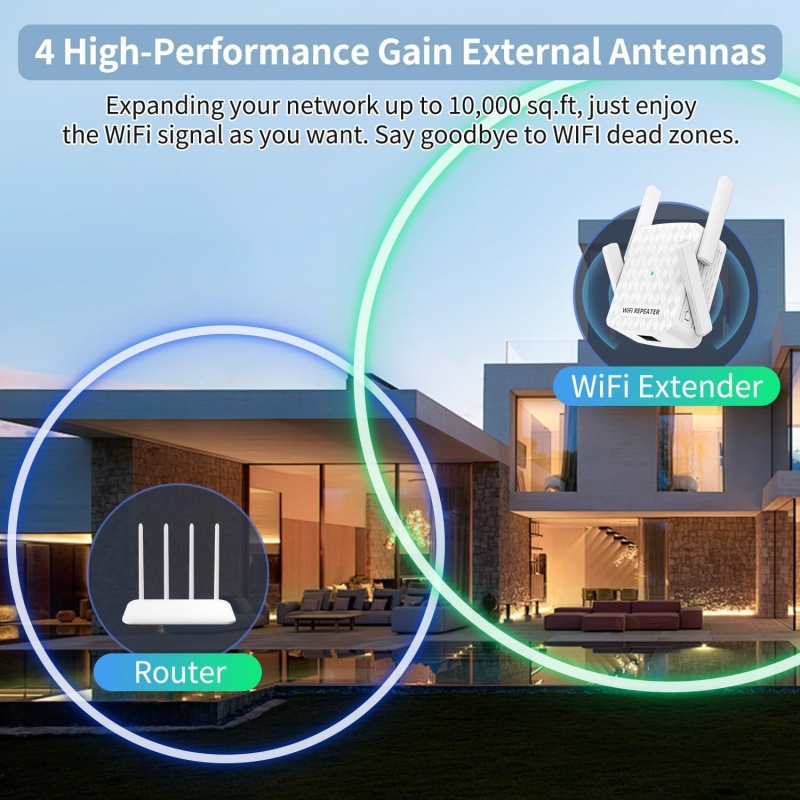5Ghz WiFi Repeater 1200Mbps Ro - огляд і ціна Home Security And Internet